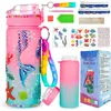 Kit de bricolage pour gourde 600 ml, motif sirène, Voir les images du produit 11