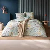 Estella Mako Jersey Bettwäsche 155x220 Sonja mint Blüten Produktbild-Vorschau 9