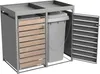 PPbin | Mülltonnenbox, Mülltonnenverkleidung - 2 x 240 Produktbild-Vorschau 1