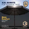 KINGSLEEVE® Holz Sonnenschirm 330 cm UV Schutz 80+ Produktbild-Vorschau 5