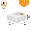 Boîte à gâteaux KAPAK, modèle 5, blanche, dimensions Voir les images du produit 2