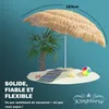KINGSLEEVE® Parasol inclinable Hawaii 192 cm naturel Voir les images du produit 5