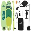 SUP Board mit Sitz 2-in-1 POSEIDON 366 x 81 x 15 cm Grün Produktbild-Vorschau 1