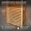 LuxeBath Handtuchheizkörper Sahara 500x800 mm Beige, Produktbild-Vorschau 4