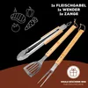 bremermann Grillbesteck 3er Set | Edelstahl mit Produktbild-Vorschau 6