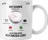 Trendation - Die Schafe Rufen An Tasse Geschenk für Schafe Produktbild-Vorschau 1