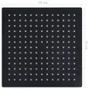 vidaXL Douche de pluie acier inoxydable 25x25 cm carré noir Voir les images du produit 6