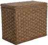 KRINES HOME Wäschesortierer aus echtem Rattan mit 3 Fächern Produktbild-Vorschau 1