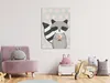 Vliesstoff Leinwandbild - Glutton Raccoon (1 Part) Vertical Produktbild-Vorschau 2