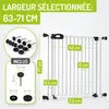 Barrière bébé extra plate sans seuil – Sans perçage – Merle Voir les images du produit 2