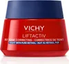 A red jar of Vichy Liftactiv B3 Retinol Night Cream with a blue lid, shown from the front. Náhľad obrázku produktu