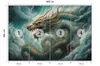 Muralo Selbstklebende Fototapete chinesischer DRACHE Für Produktbild-Vorschau 2