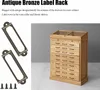 50 Stück Etikettenhalter aus Metall für Möbel, Schubladen, Produktbild-Vorschau 5
