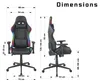 Deltaco GAM-080 Gamingstuhl Kunstleder m. RGB LED schwarz Produktbild-Vorschau 17
