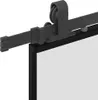 vidaXL Posuvné dveře s kováním černé 76x205 cm sklo ESG Náhled obrázku produktu 6