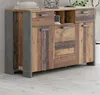 Sideboard CLIF 3 Türen 2 Schubladen Optik: Old Wood Vintage Produktbild-Vorschau 12