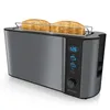 A toaster with two slices of bread in it, shown on a white background. Anteprima dell’immagine prodotto
