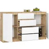 Kommode AKORD K160 Eiche Artisan 160 cm 2 Türen 4 Produktbild-Vorschau 2