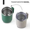 Thermobecher Edelstahl 350ml Henkel Kaffee Becher Produktbild-Vorschau 4