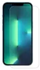 A screen protector is placed on an iPhone 13 Pro Max. Produktbild-Vorschau