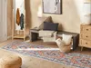 BELIANI Teppich Läufer Blau u. Orange Polyester 80 x 300 cm Produktbild-Vorschau 2