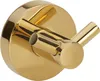 BILLO Doppelkleiderhaken Messing Gold poliert 50x55x55 mm Produktbild-Vorschau 1