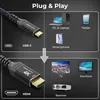 deleyCON 3,0m USB-C auf HDMI Kabel 4K@60Hz Thunderbolt 3/4 Produktbild-Vorschau 3
