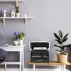 Stojak na drukarkę Relaxdays, 3 półki, półka na drukarkę, Podgląd zdjęcia produktu 5