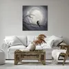 Bild auf Leinwand - Leinwandbild - Vogel Baum modern - Produktbild-Vorschau 6