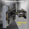 Alphamount TV Wandhalterung Schwenkbar für 37-75 Zoll Produktbild-Vorschau 5