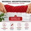 Komfortec Badhandtuch-Set 2er 50 x 100 cm, 100% Baumwolle, Produktbild-Vorschau 2