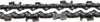 A close-up view of two chainsaw chains. Produktbild-Vorschau
