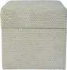 Pufa welurowa ZEFIR DOT 40x40 cm kwadratowa z pojemnikiem Podgląd zdjęcia produktu 3