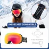 Qunature Lunettes de ski Lunettes de neige Protection UV Voir les images du produit 5