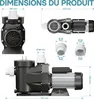 Pompa per piscina WilTec 19200 l/h 750 W pompa per piscina Anteprima dell’immagine prodotto 9