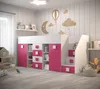 Etagenbett für Kinder Toledo 3 Stockbett mit Treppe, Produktbild-Vorschau 2