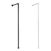 Two wall-mounted clothes racks, one black and one white, are shown against a white background. Produktbild-Vorschau