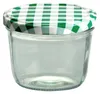lot de 25 pots 230 ml To 82 à couvercle vert à carreaux Voir les images du produit 2