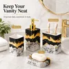Set di accessori da bagno composto da 4 pezzi – nero e Anteprima dell’immagine prodotto 6