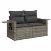 VidaXL 366141, 2 siedz., Ciemny Szary, 110 kg, 1240 mm, 620 Podgląd zdjęcia produktu 4