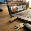 16GB USB-A Stick in Laptop eingesteckt Anteprima dell’immagine prodotto