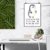 Mr. & Mrs. Panda Bild Pinguin Diabetes DIN A5 - Weiß - Produktbild-Vorschau 2