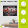 ARTland Poster Idyllisches Mohnblumenfeld Größe: 40x30 cm Produktbild-Vorschau 2