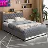 okwish Polsterbett 140×190 mit LED-Beleuchtung, USB & Produktbild-Vorschau 2