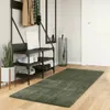 Teppich HUARTE Kurzflor Weich und Waschbar Waldgrün 80x200 Produktbild-Vorschau 1