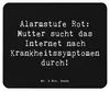Mr. & Mrs. Panda Mauspad Spruch Mutter Alarmstufe Rot - Produktbild-Vorschau 1