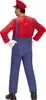 A person wearing a Mario costume, viewed from the back. Voir les images du produit