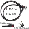BLACK+DECKER Kabelschloss BXCHBL7002 Fahrradschloss Produktbild-Vorschau 8