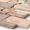 Mosaikfliesen Marmor Naturstein Brick Rosso Verona Produktbild-Vorschau 1