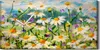 Wandbild Leinwand Bilder mit Uhr 60x30 Malerei Abstrakte Produktbild-Vorschau 1
